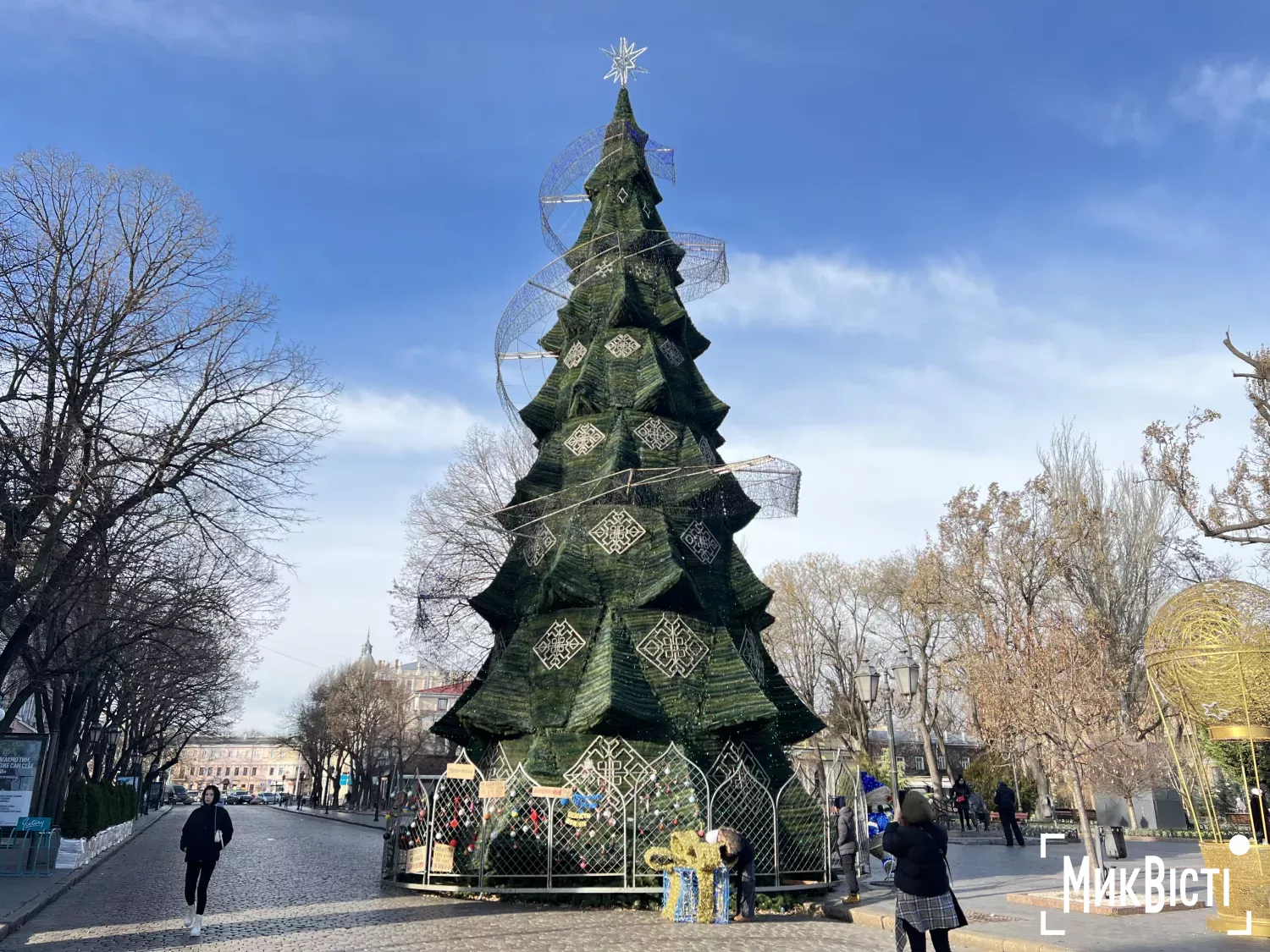 Одеса напередодні Нового року, грудень 2024 року, фото «МикВісті»