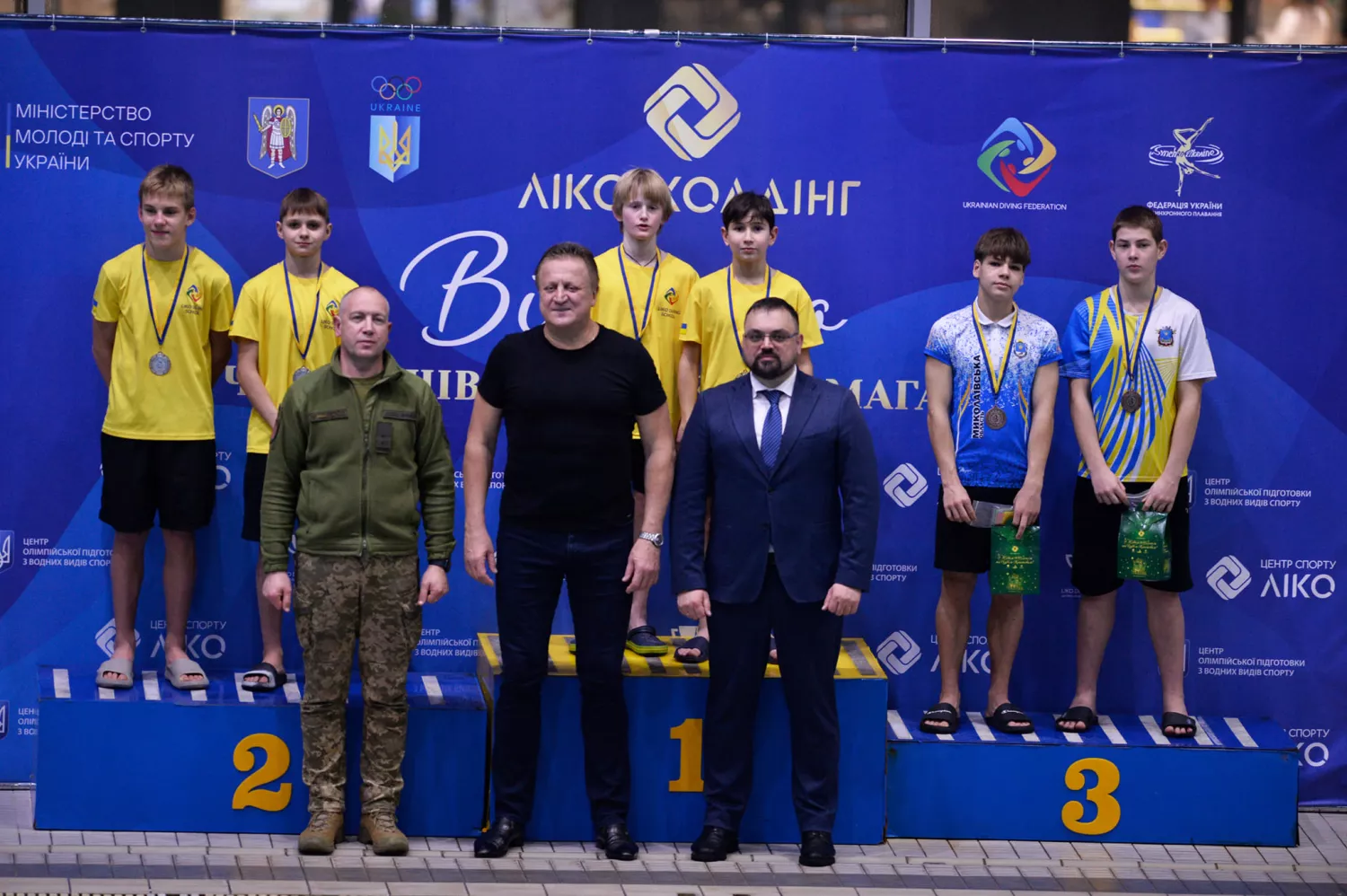 Николаевские спортсмены завоевали 10 наград на чемпионате Украины по прыжкам в воду. Фото: Федерации Украины по прыжкам в воду