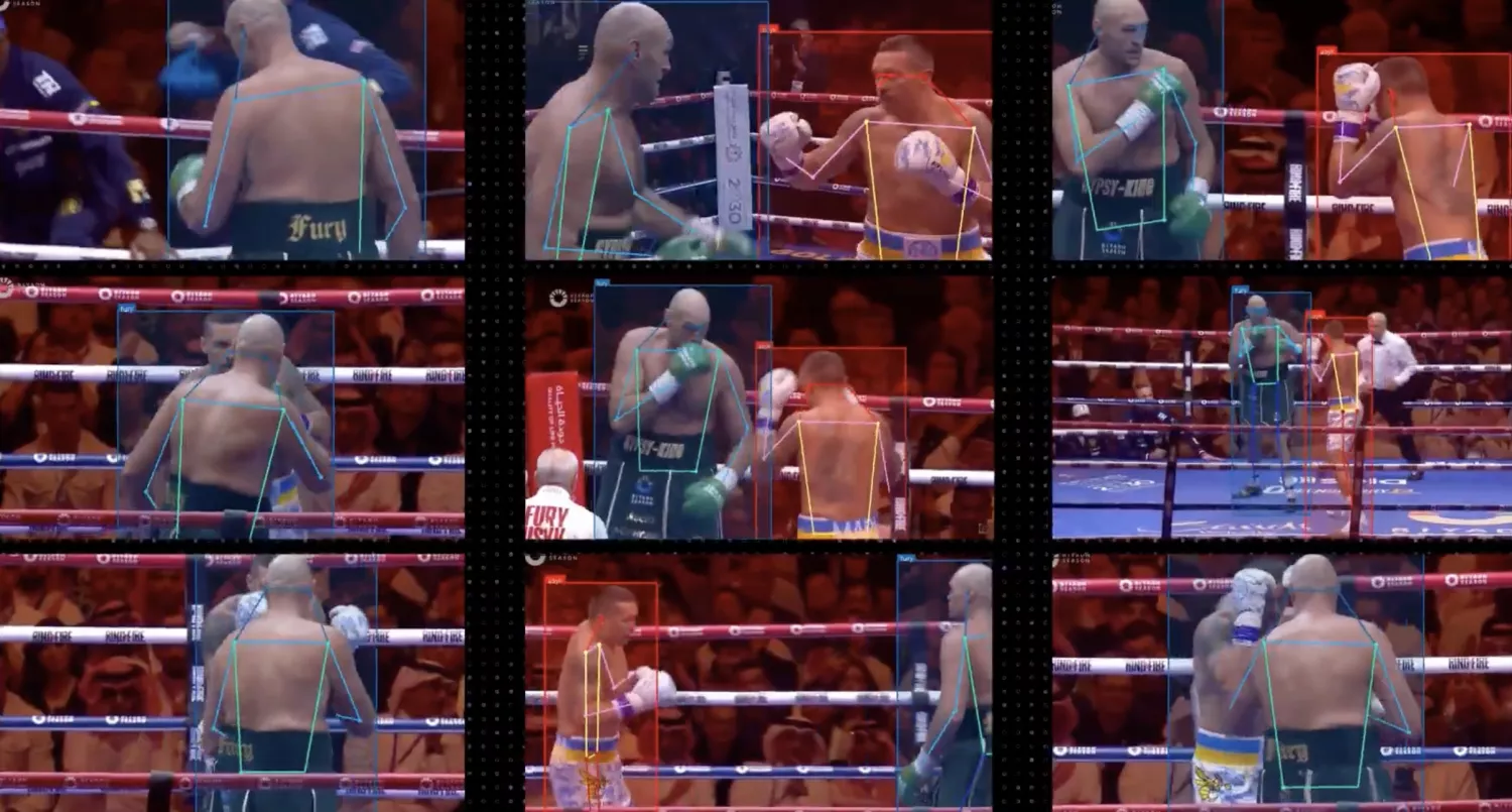 Usyk vs. Fury fight will be judged by artificial intelligence, screenshot from video published in X