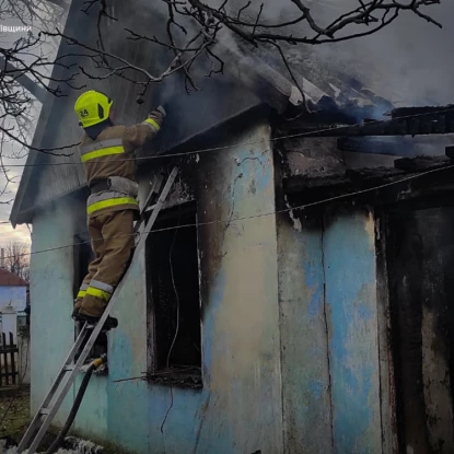 Пожежа на Миколаївщині 23 грудня, фото: ДСНС