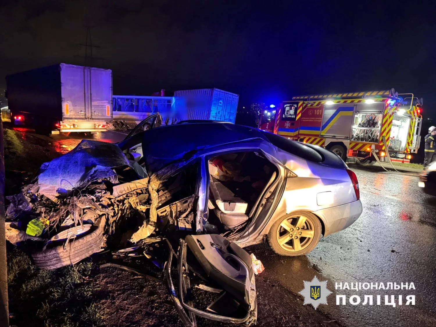 ДТП на Одещині 23 грудня, фото: Нацполіція