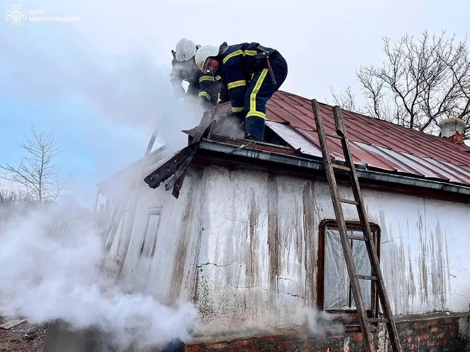 Минулої доби вогнеборці ліквідували пожежу на Миколаївщині. Фото: ДСНС Миколаївщини