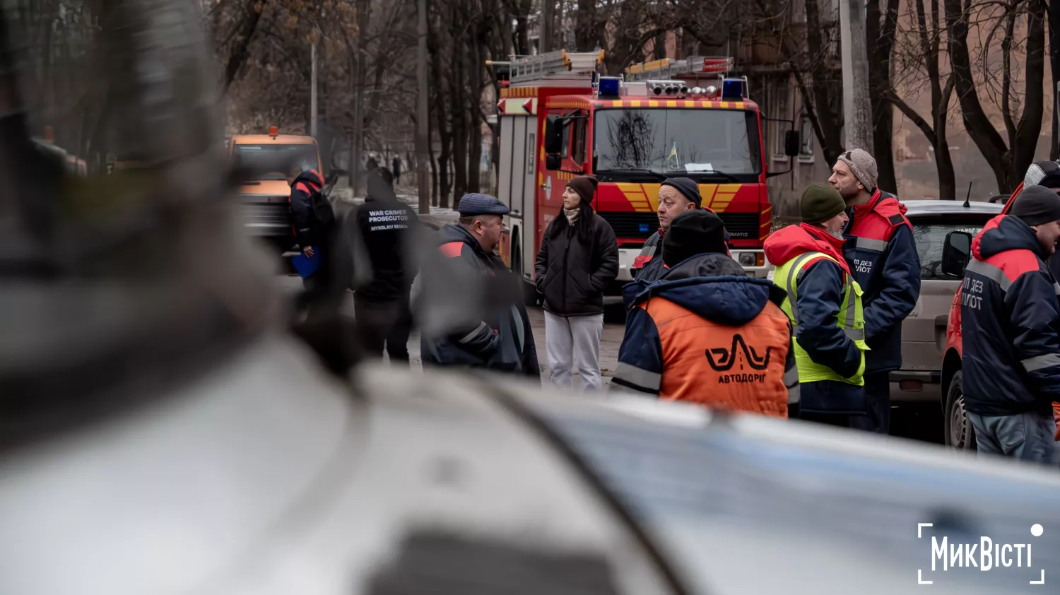 Наслідки атаки будинку в Інгульському районі Миколаєва 28 грудня. Фото: «МикВісті»