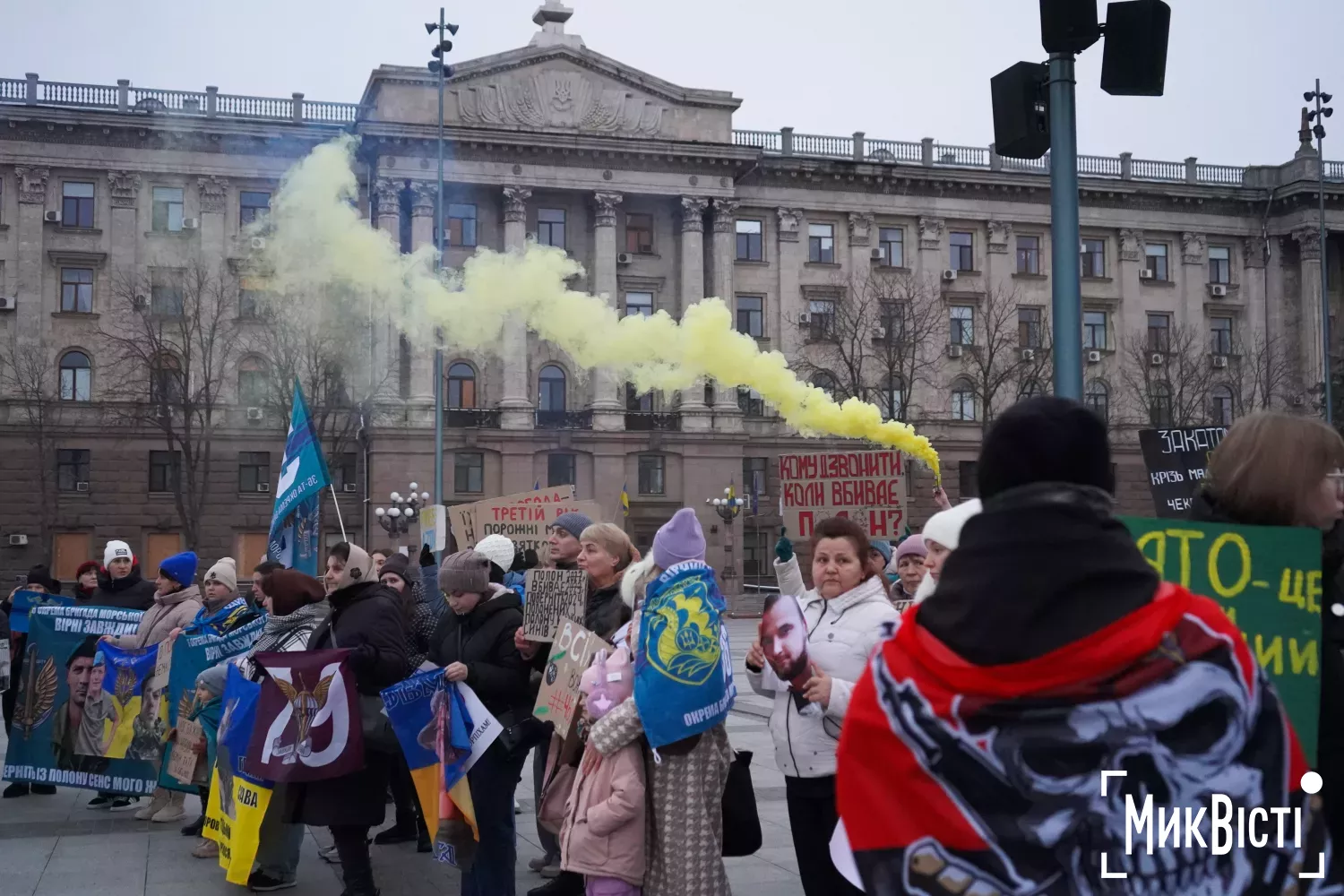 Миколаївці вийшли на акцію-нагадування про військовополонених, фото: Анна Гакман, «НикВести»