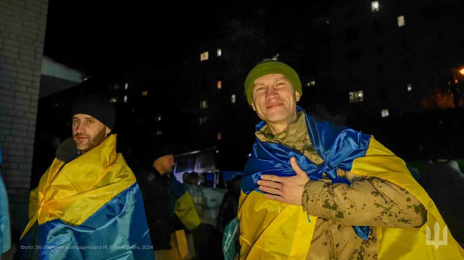 З російського полону повернули 9 морпіхів. Фото: 36 обрмп ім. контрадмірала М. Білинського