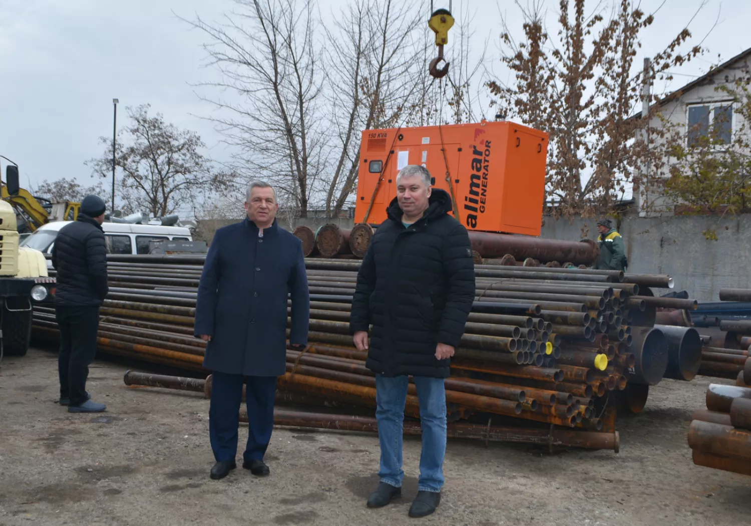 Южноукраинск получил четыре генератора. Фото: городской совет