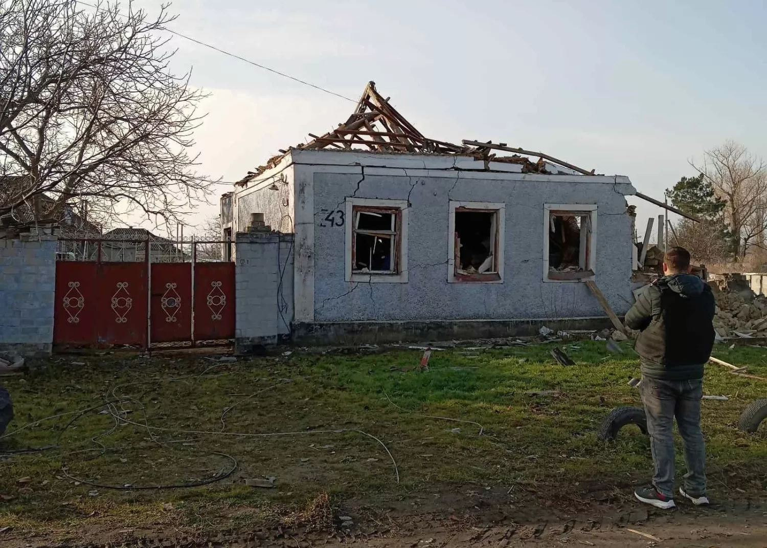 Consequences of shelling in Voznesensk, photo: press service of the city council