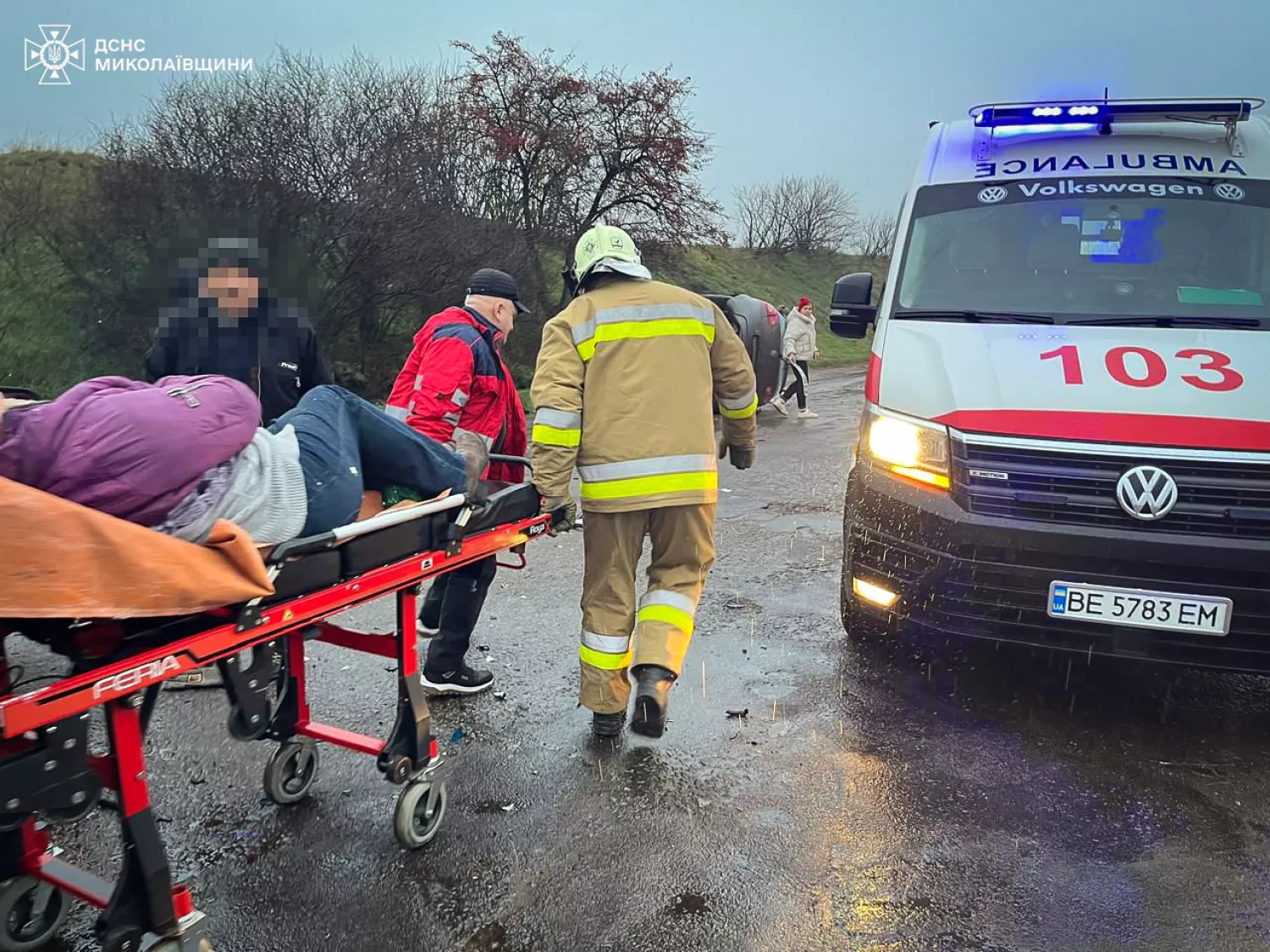 На трасі під Вознесенськом зіткнулися два авто, фото: ГУ ДСНС