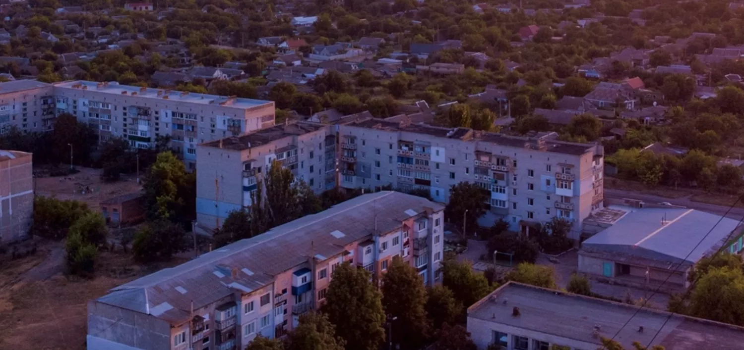 Снігурівка з висоти пташиного польоту, фото: Снігурівська міська територіальна громада