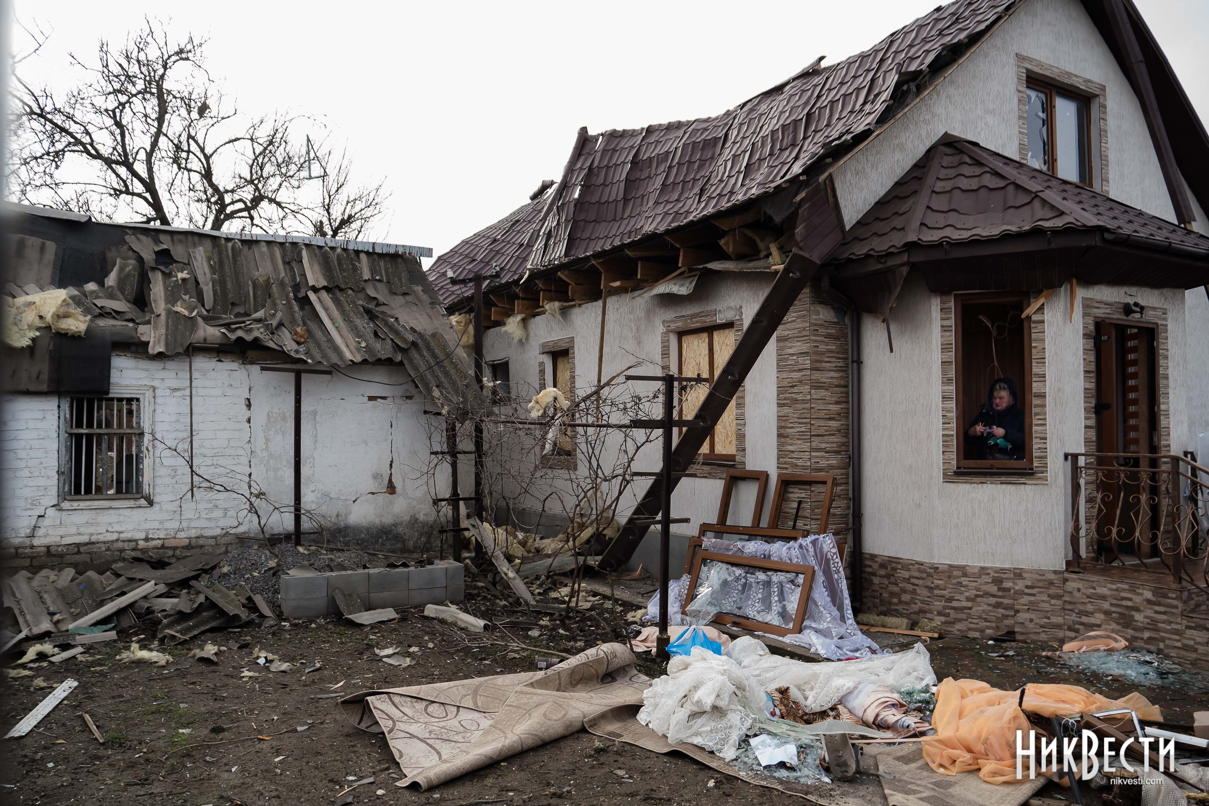 Наслідки атаки РФ по Миколаєву 11 лютого. Фото: Сергій Овчаришин/«НикВести»