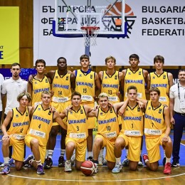 Ukrainian basketball player Volodymyr Ermakov in the youth national team