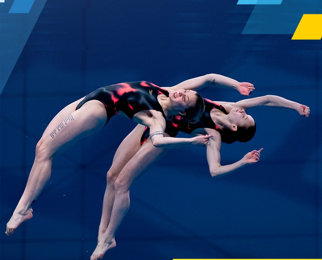Спортсменки Ксения Байло и София Лискун. Фото: НОК Украины.