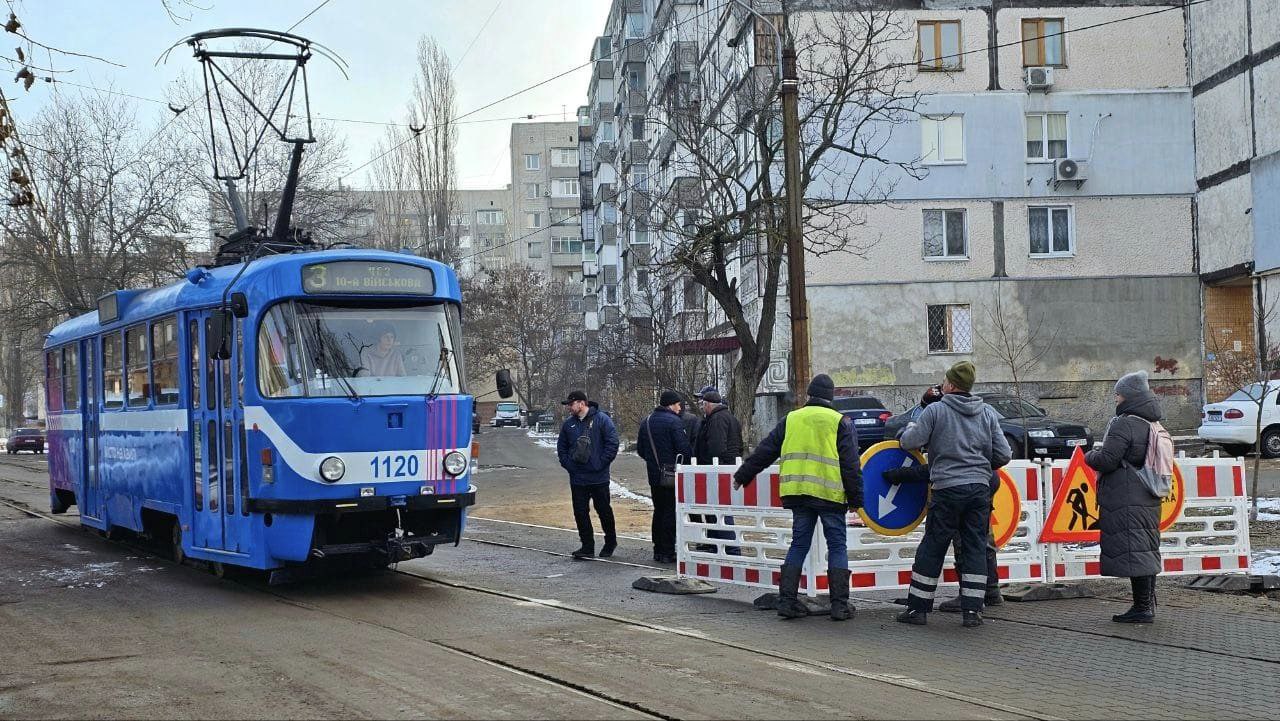 Трамвай на маршруті №3. Фото: КП ММР «Миколаївелектротранс»