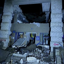 Ракетный удар РФ по Селидово 8 февраля, Фото: Донецкая ОВА