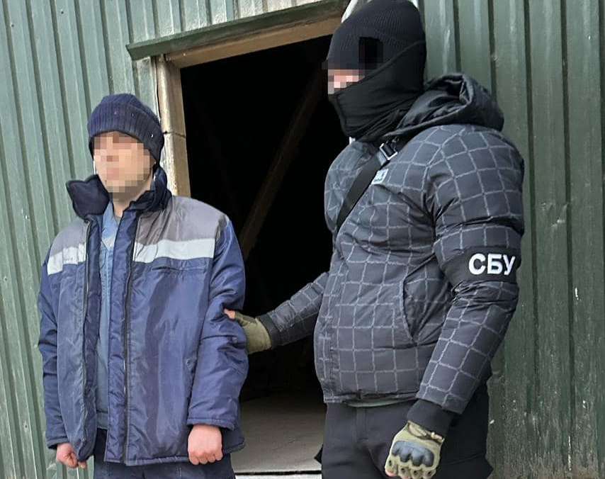 Задержание подозреваемого. Фото: СБУ Украины в Николаевской области