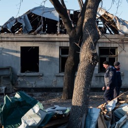 Consequences of the Russian missile attack on Mykolaiv on March 17 / Photo: Serhii Ovcharyshyn, «Nikvesti"