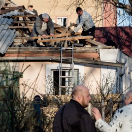 Наслідки ракетного удару РФ по Миколаєву 17 березня / Фото: Сергій Овчаришин, «НикВести»