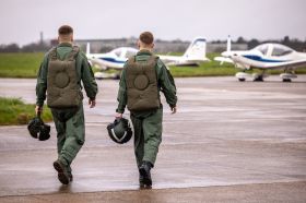 Ukrainian pilots. Photo: British Ministry of Defence.
