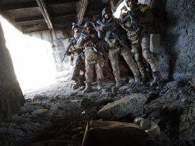 Військові 3-ї десантно-штурмової бригади в Авдіївці / Фото: Getty Images