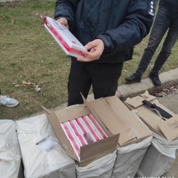 Удалены безакцизные сигареты в Николаеве / Фото: Нацполиция