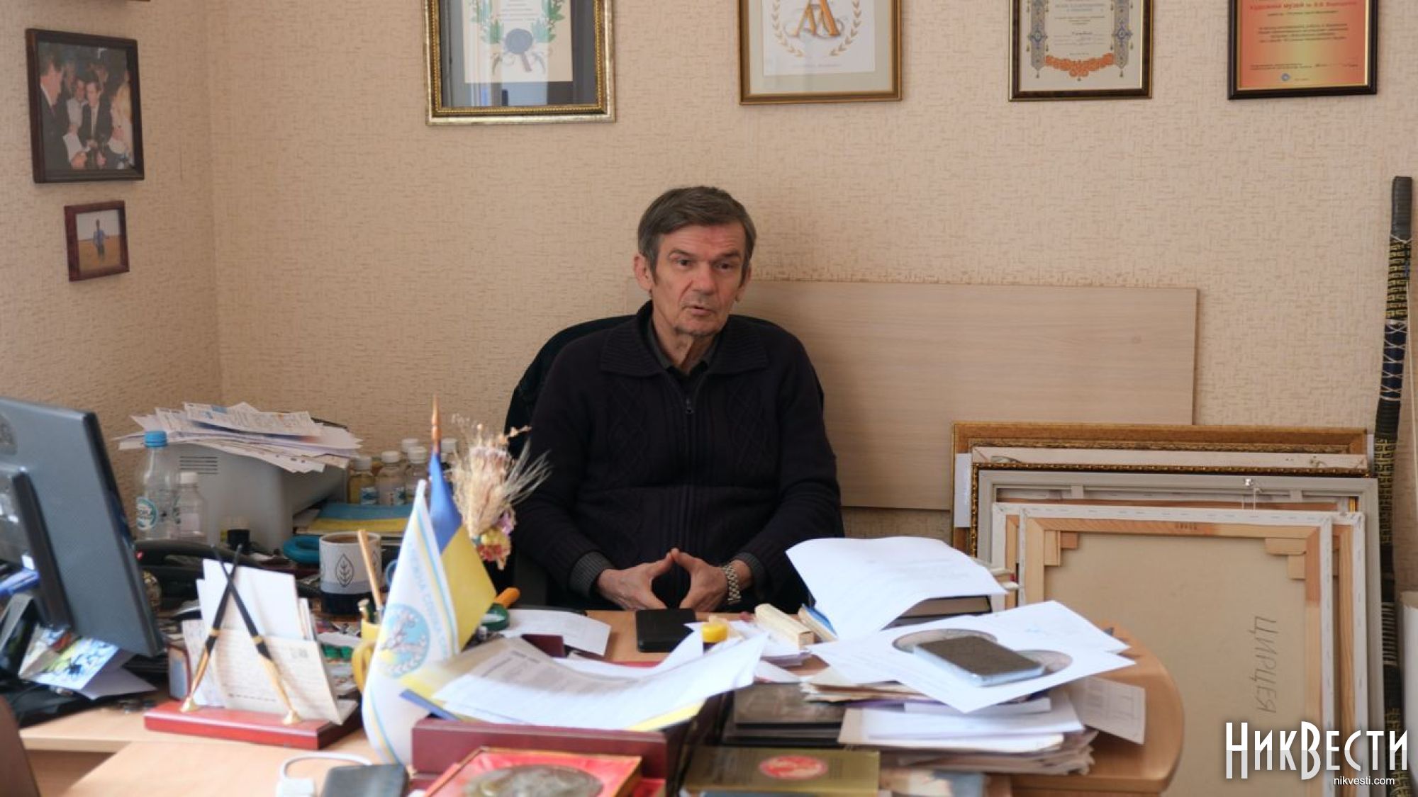 Сергій Росляков, директор Миколаївського  музею імені, фото: «НикВести»В. Верещагіна