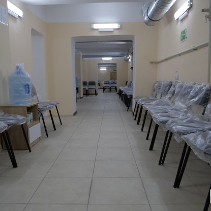 Shelter in one of the schools in Mykolaiv. Photo: Nikvesti