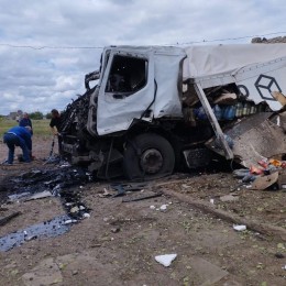 Consequences of shelling by the Russians of populated areas of Berislav district, Kherson region / Photo: Kherson OVA