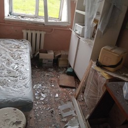 Росіяни обстріляли амбулаторію у Золотій Балці на Херсонщині / Фото: Херсонська ОВА