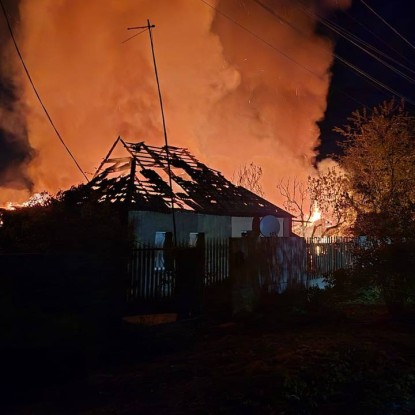 Наслідки нічного обстрілу Харкова. Фото: Олег Синєгубов