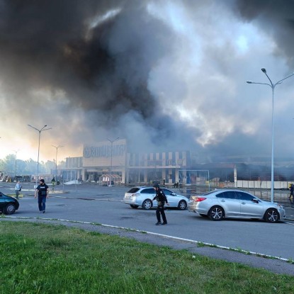Российские войска нанесли удар по Харькову, фото: Олег Синегубов