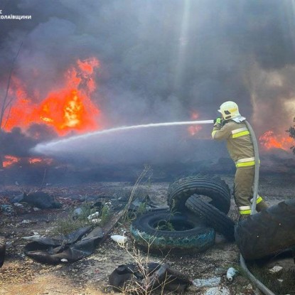 Пожежа у Миколаєві 25 травня. Фото: ДСНС