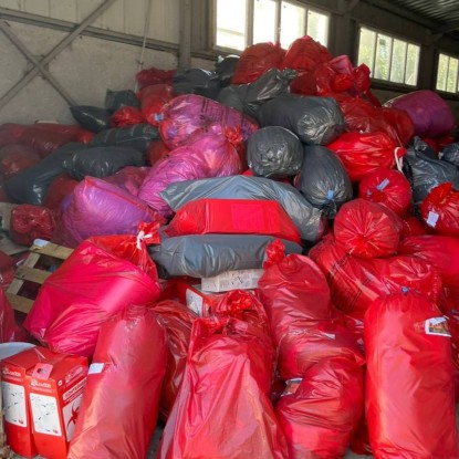 The National Police uncovered underground warehouses of epidemically hazardous waste in three regions. Photo: Office of the Prosecutor General