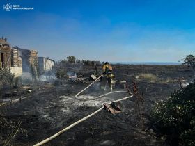 Consequences of shelling of the Kutsurub community on June 19, photo: State Emergency Service of Mykolaiv Oblast