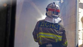 On June 7, an industrial facility was on fire in Kyiv region, archival photo of the State Emergency Service of Kyiv region