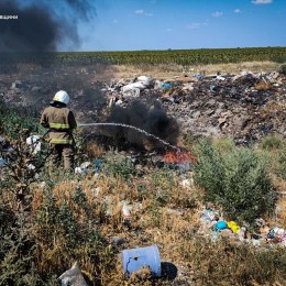 Пожары в Николаевской области 17-18 июля / Фото: ГСЧС Николаевской области