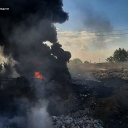 Пожары в Николаевской области 1 июля / Фото: ГСЧС в Николаевской области