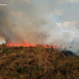 Пожары в Николаевской области