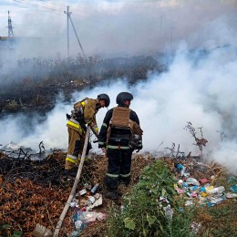 Пожары в Николаевской области 21 июля / Фото: ГСЧС в Николаевской области