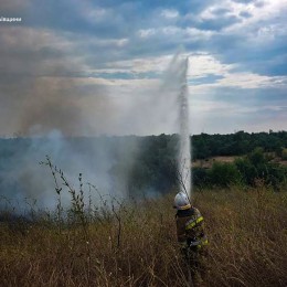 Пожежі в Миколаївській області 22 липня / Фото: ДСНС Миколаївщини