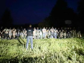 Detained men at the border with Moldova / Photo: DPSU