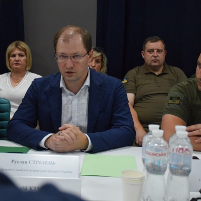 Discussion of issues related to the construction of a water pipeline for Mykolaiv. Photo: Facebook page of Ruslan Strilets