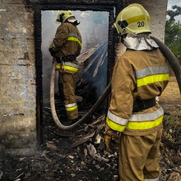 Пожежі в житловому секторі Миколаївської області 25 липня / Фото: ДСНС