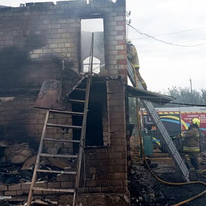 В пожаре в Николаевской области погиб мужчина. Фото: ГСЧС