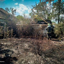 У Миколаївській області 27 липня рятувальники гасили пожежі на площі 20 га / Фото: ДСНС Миколаївщини