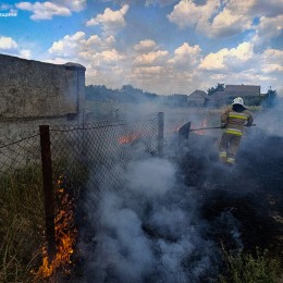 Пожар в Николаевской области.