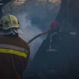 Пожежа у Вознесенську 2 липня / Фото: ДСНС у Миколаївській області