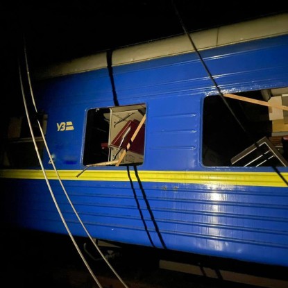 Russian soldiers fired at a railway station in the Kharkiv region / Photo: Ukrzaliznytsia