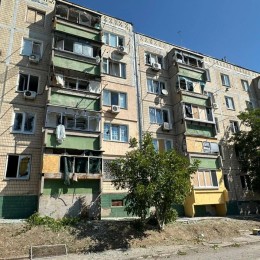 Shelling of Nikopol on August 1 / Photo: Dnipropetrovsk OVA