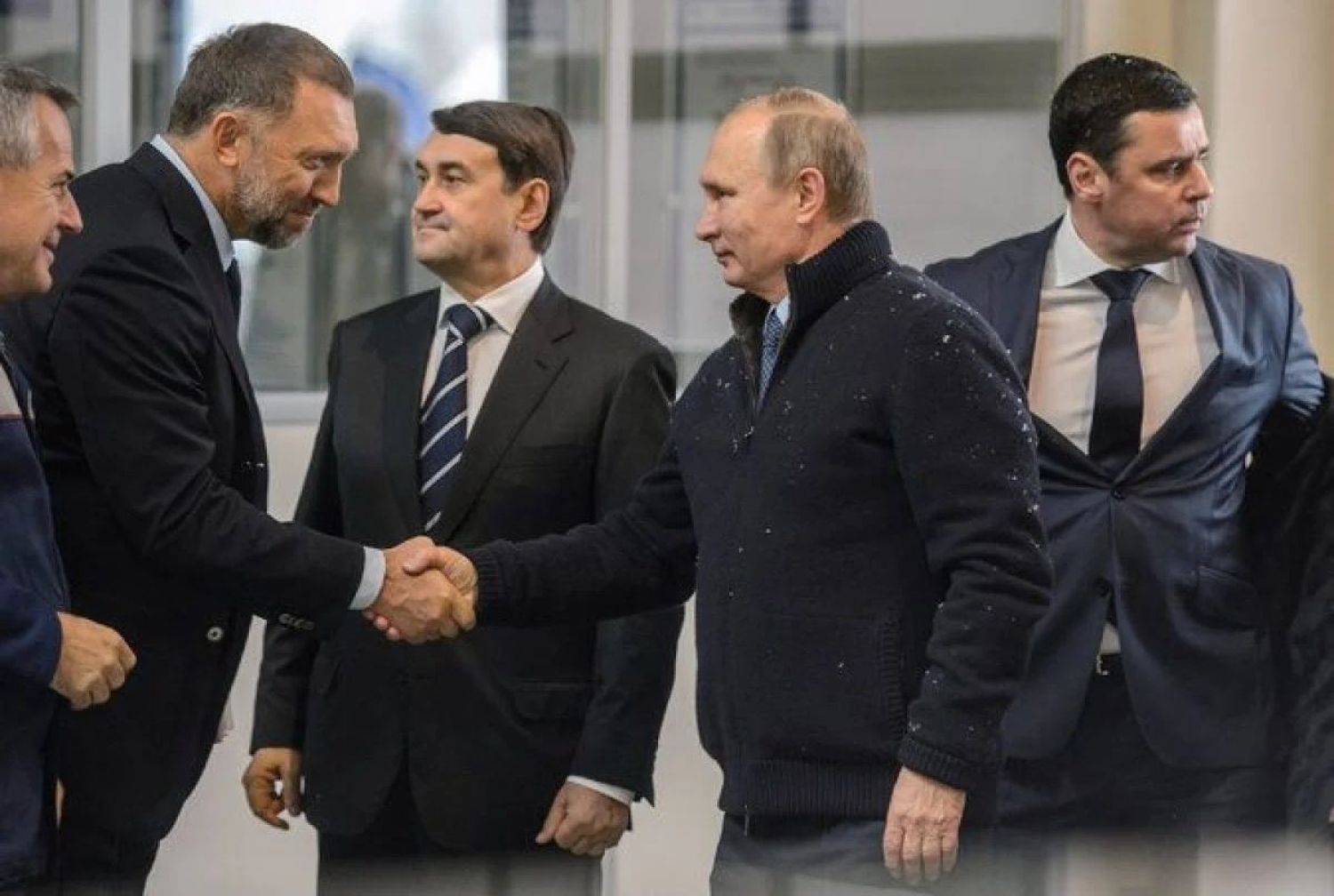 Oleg Deripaska with Vladimir Putin, photo: Kommersant