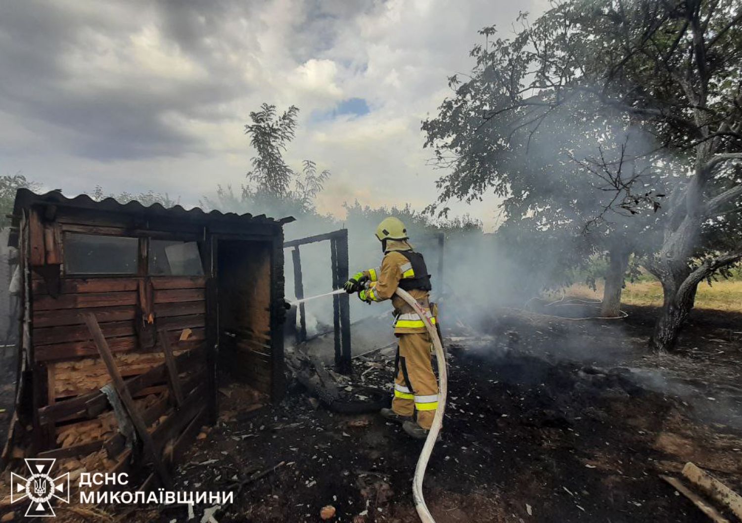 Пожежі у Миколаївській області 10-11 серпня / Фото: ДСНС Миколаївщини